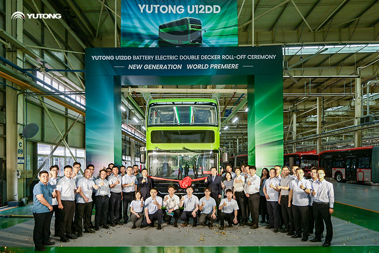 ظهرت الحافلة الكهربائية ذات الطابقين من الجيل الجديد U12DD من Yutong بمنتهى الروعة!