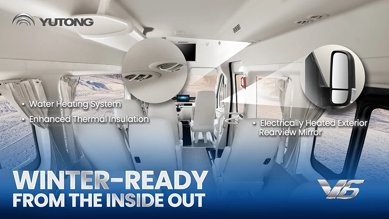 فان Yutong V6، الفان الاحترافي الذي يتغلب على العواصف الثلجية، وينال ثقة العملاء حول العالم ويحقق أداءً تشغيليًا أفضل 