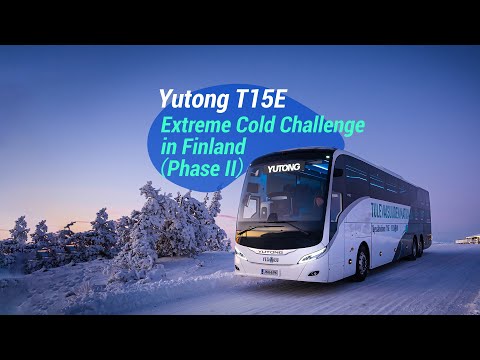 حافلة Yutong Bus T15E تُظهِر أداءً استثنائيًا للبطارية ومدى القيادة في تحدي فنلندا
