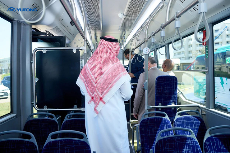 Yutong YEA إلى جدة، مما يدفع رؤية السعودية الخضراء 2030